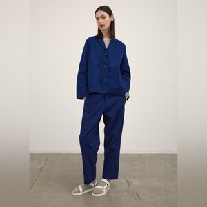 Aiayu coco pant twill blue size small